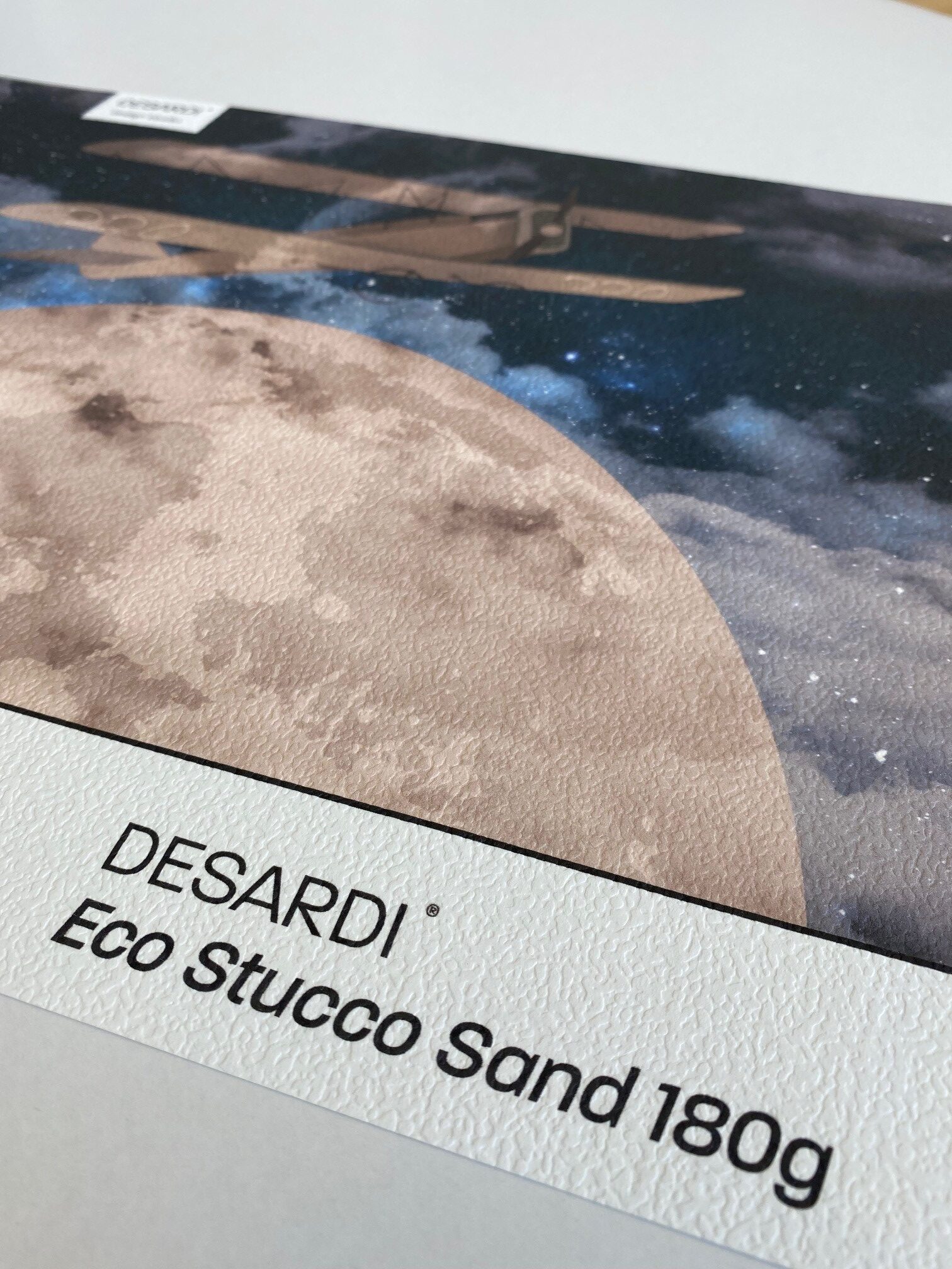 Eco ® 180g DESARDI Stucco Digital Wallcovering Sand - | DESARDI®